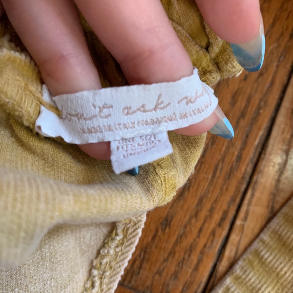 Target Yellow Corduroy Overall Dress - Picture 3 of 3